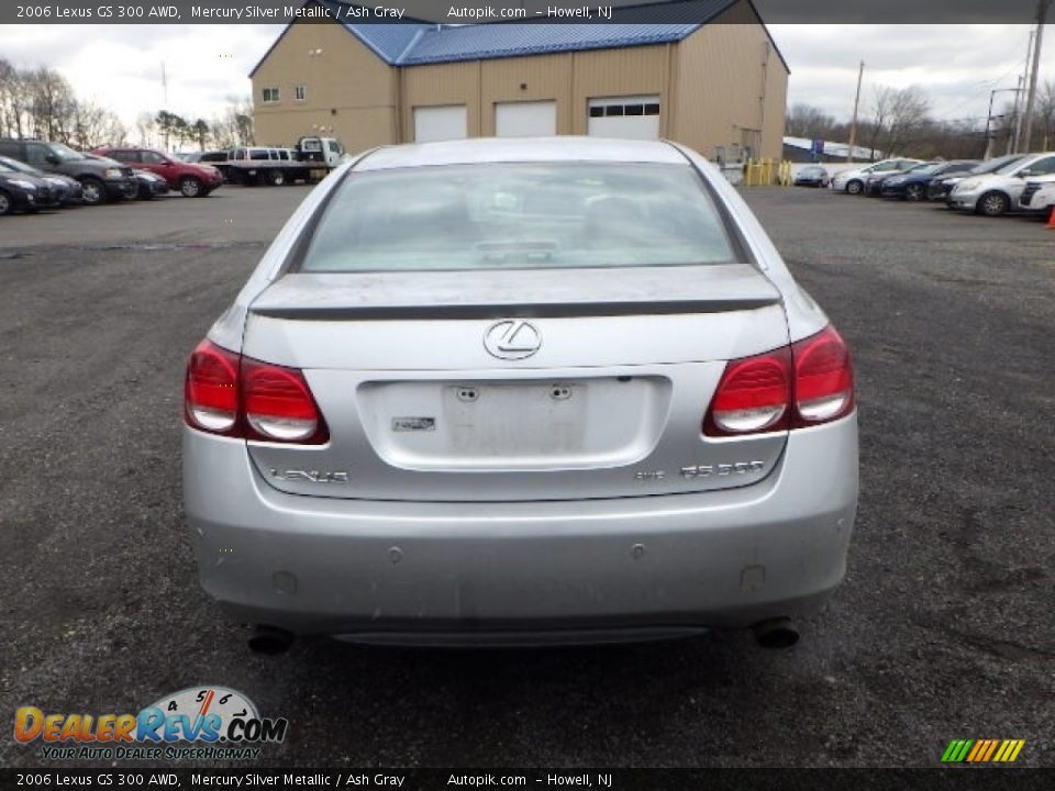 2006 Lexus GS 300 AWD Mercury Silver Metallic / Ash Gray Photo #5