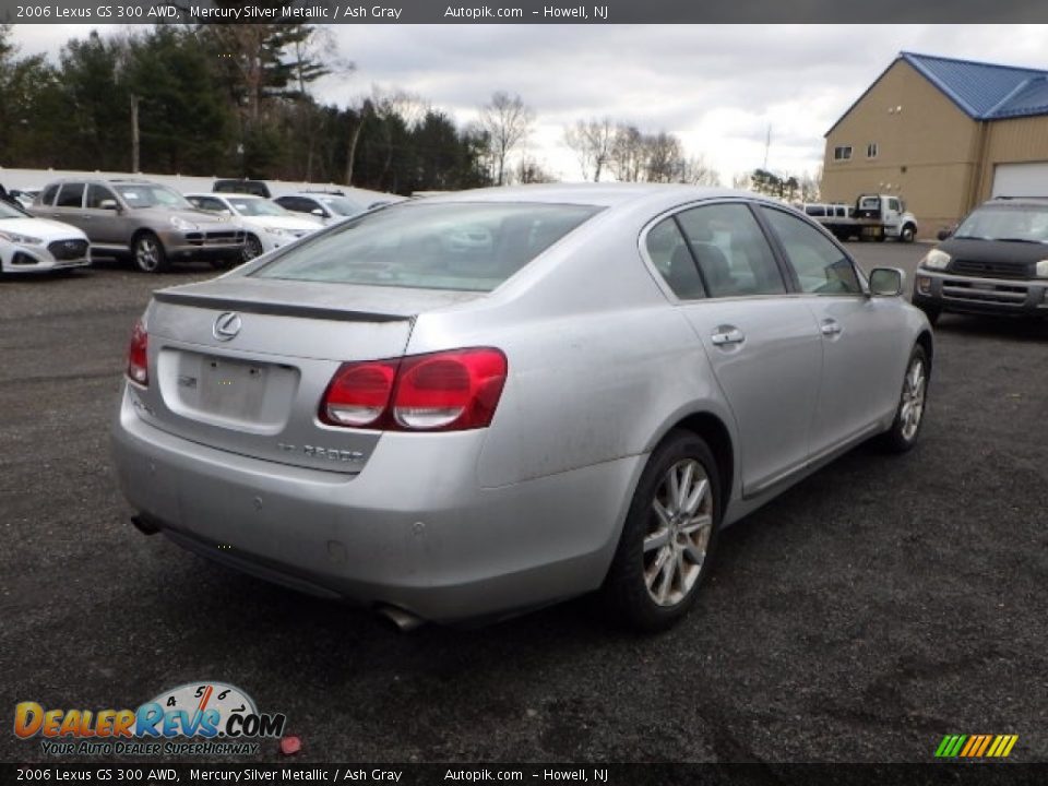 2006 Lexus GS 300 AWD Mercury Silver Metallic / Ash Gray Photo #6