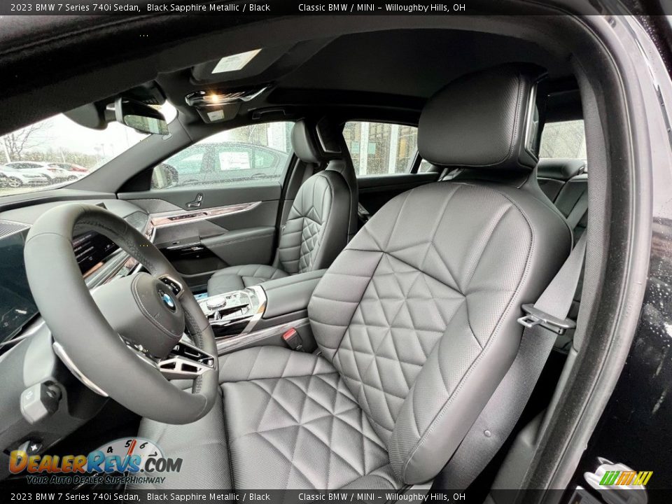 Front Seat of 2023 BMW 7 Series 740i Sedan Photo #4