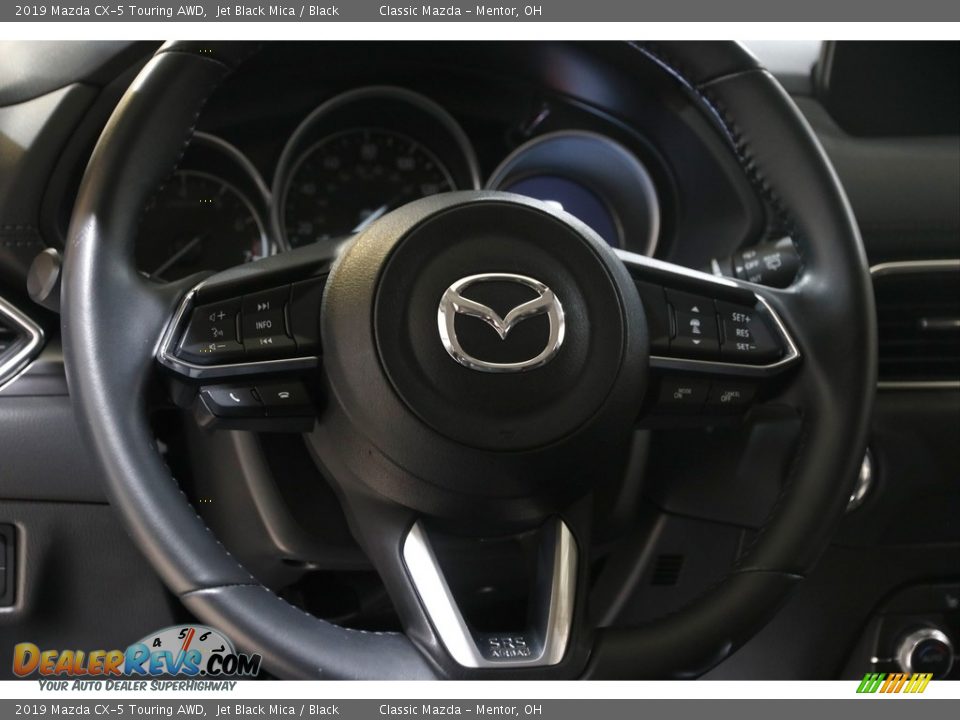 2019 Mazda CX-5 Touring AWD Jet Black Mica / Black Photo #7