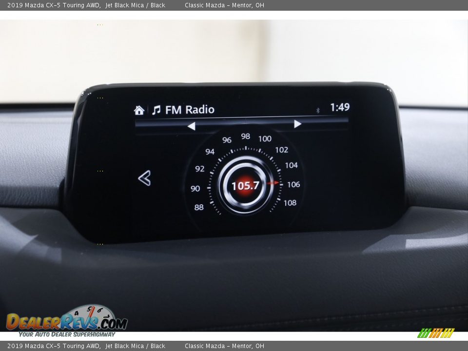 2019 Mazda CX-5 Touring AWD Jet Black Mica / Black Photo #10