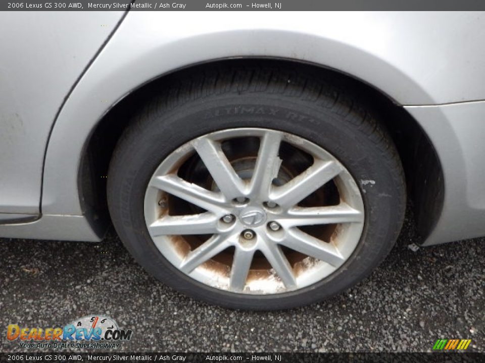 2006 Lexus GS 300 AWD Mercury Silver Metallic / Ash Gray Photo #12