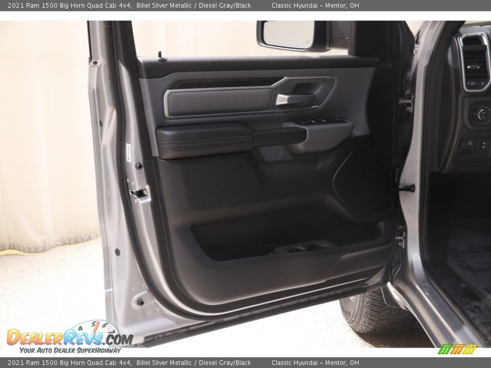 2021 Ram 1500 Big Horn Quad Cab 4x4 Billet Silver Metallic / Diesel Gray/Black Photo #4