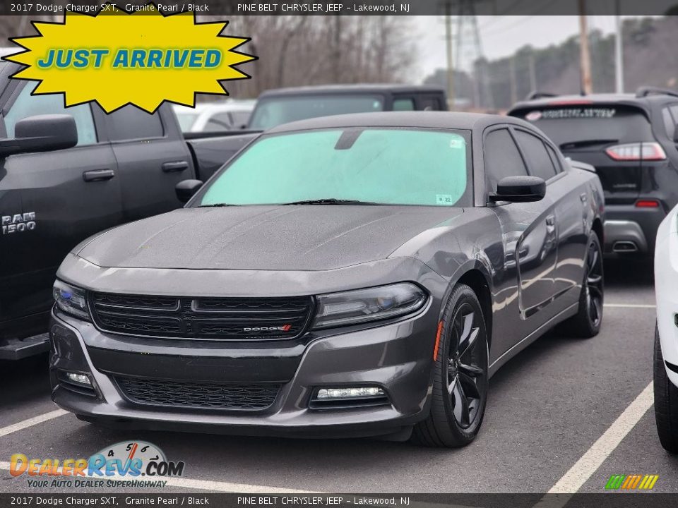 2017 Dodge Charger SXT Granite Pearl / Black Photo #1