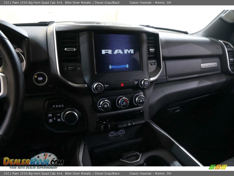 2021 Ram 1500 Big Horn Quad Cab 4x4 Billet Silver Metallic / Diesel Gray/Black Photo #9