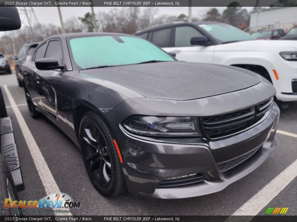 2017 Dodge Charger SXT Granite Pearl / Black Photo #3