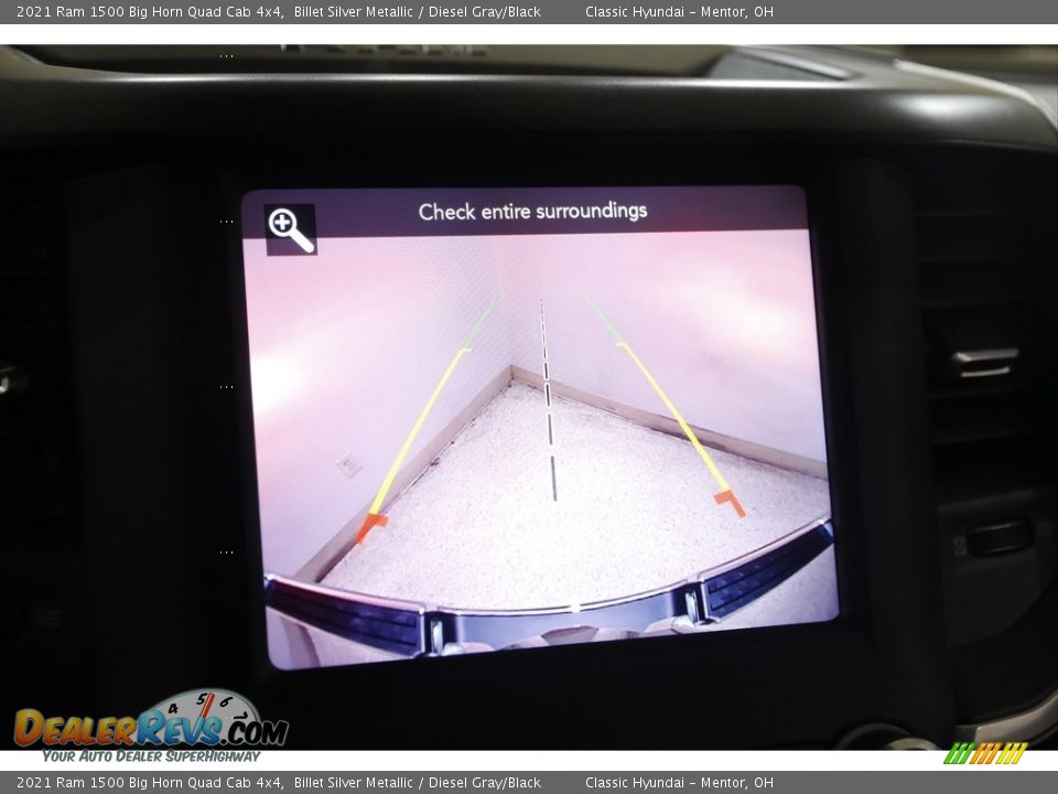 2021 Ram 1500 Big Horn Quad Cab 4x4 Billet Silver Metallic / Diesel Gray/Black Photo #13