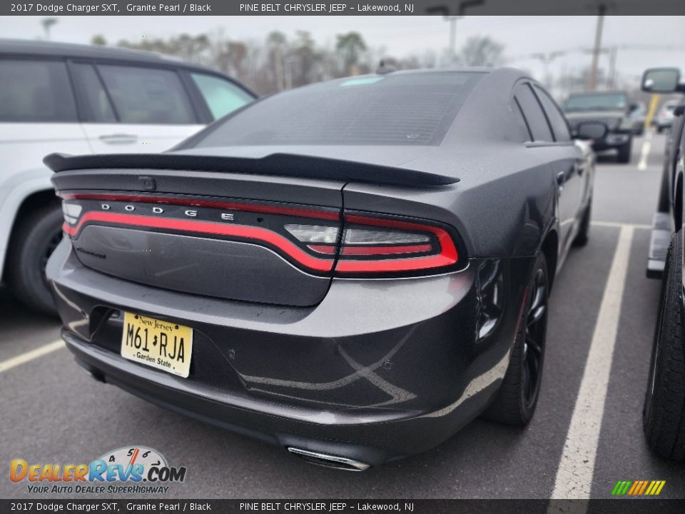 2017 Dodge Charger SXT Granite Pearl / Black Photo #6