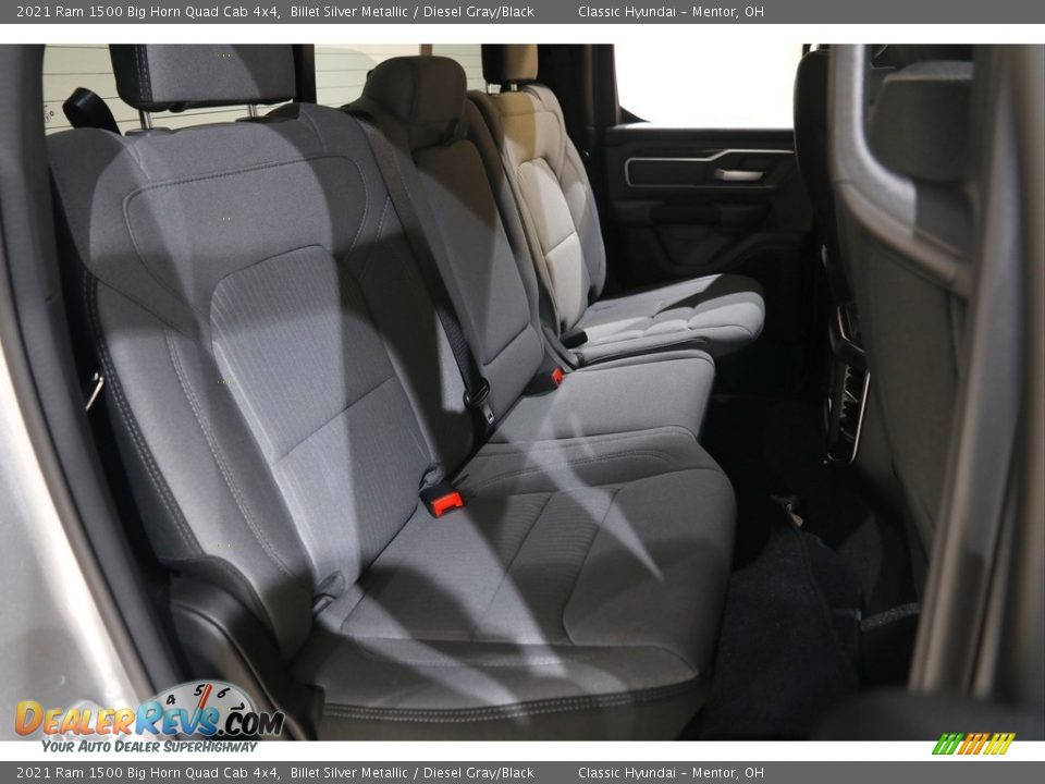 2021 Ram 1500 Big Horn Quad Cab 4x4 Billet Silver Metallic / Diesel Gray/Black Photo #19