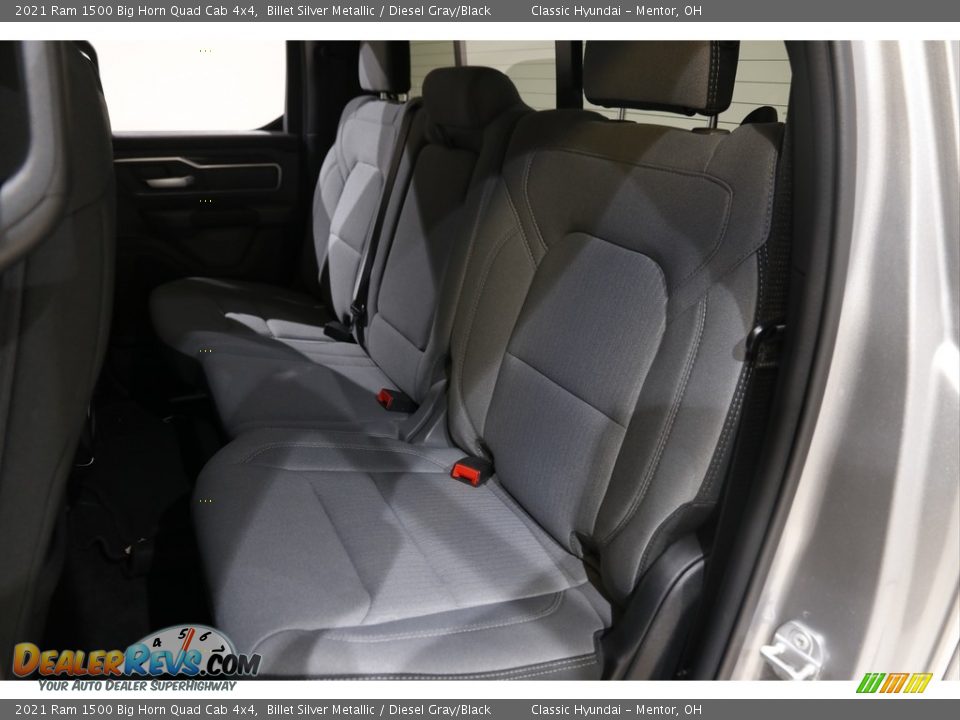 2021 Ram 1500 Big Horn Quad Cab 4x4 Billet Silver Metallic / Diesel Gray/Black Photo #20