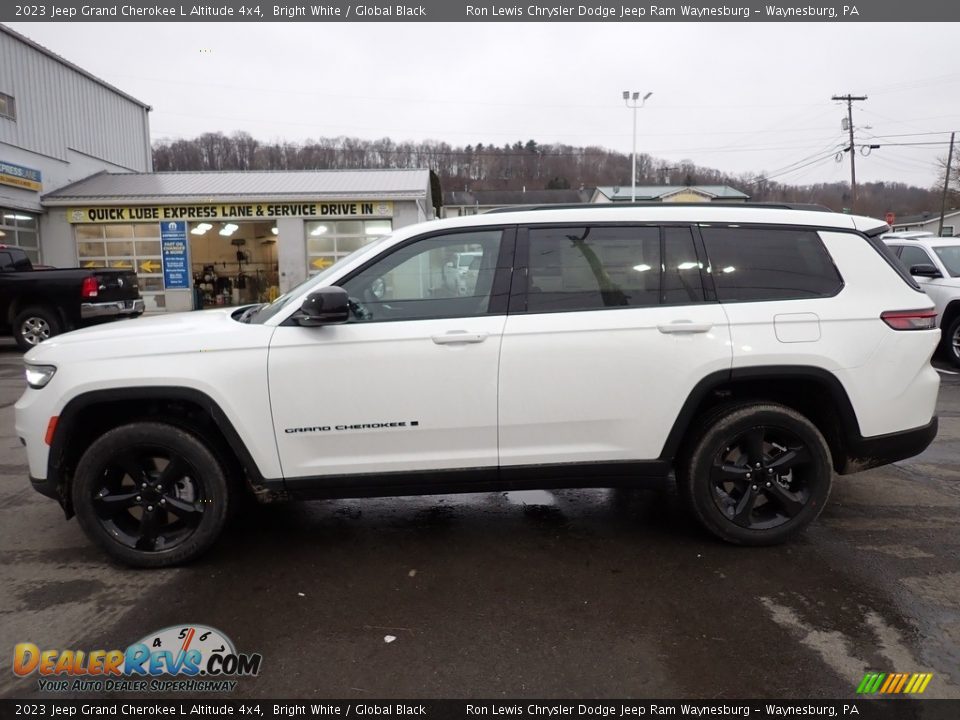 2023 Jeep Grand Cherokee L Altitude 4x4 Bright White / Global Black Photo #2