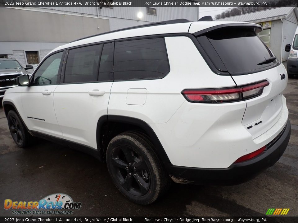 2023 Jeep Grand Cherokee L Altitude 4x4 Bright White / Global Black Photo #3