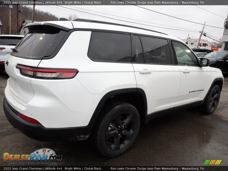 2023 Jeep Grand Cherokee L Altitude 4x4 Bright White / Global Black Photo #6