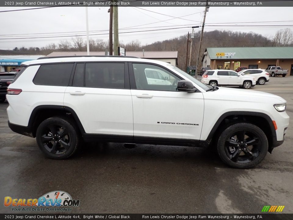 2023 Jeep Grand Cherokee L Altitude 4x4 Bright White / Global Black Photo #7