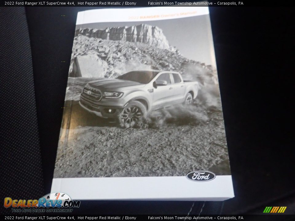 2022 Ford Ranger XLT SuperCrew 4x4 Hot Pepper Red Metallic / Ebony Photo #12