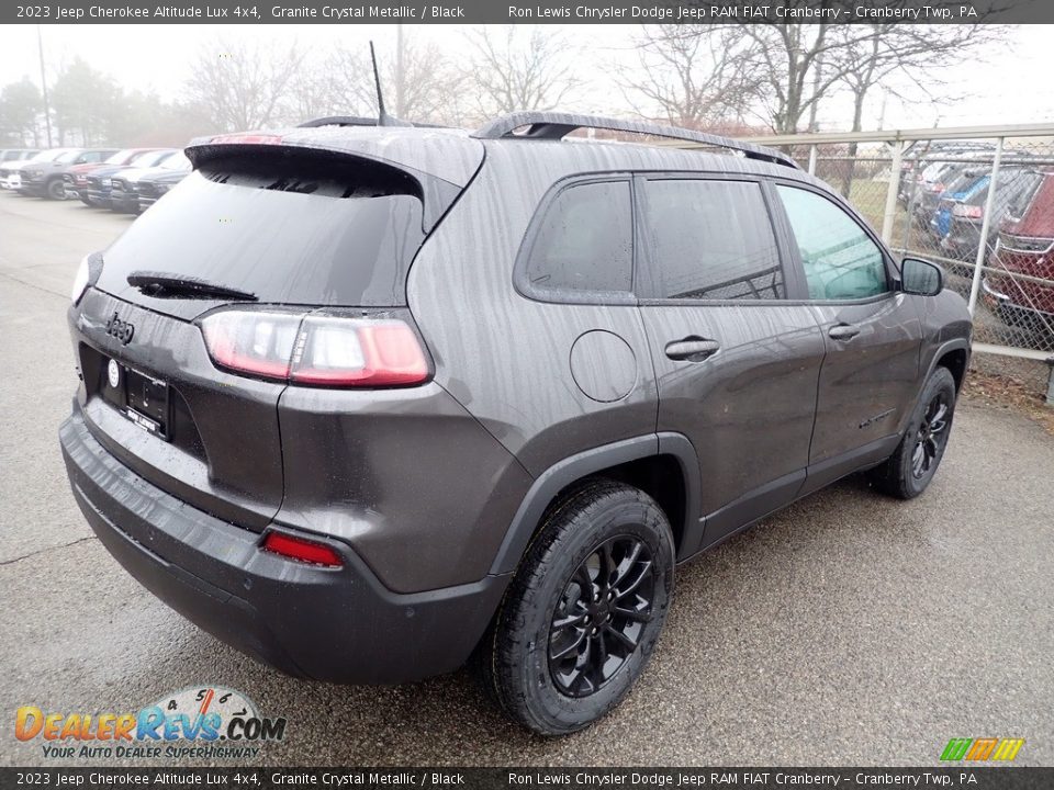 2023 Jeep Cherokee Altitude Lux 4x4 Granite Crystal Metallic / Black Photo #5