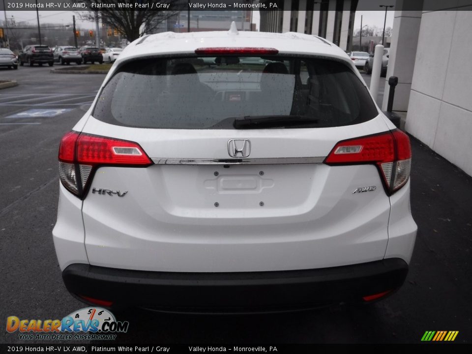 Platinum White Pearl 2019 Honda HR-V LX AWD Photo #8