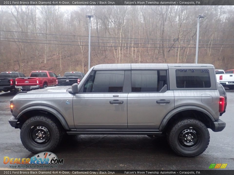 Carbonized Gray 2021 Ford Bronco Black Diamond 4x4 4-Door Photo #6