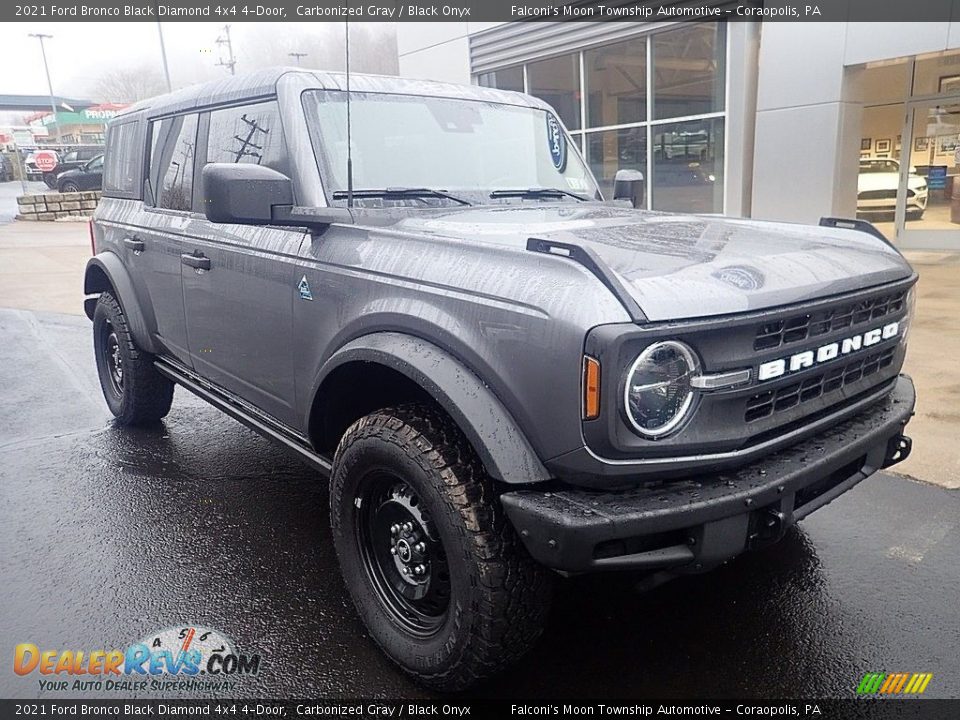 Carbonized Gray 2021 Ford Bronco Black Diamond 4x4 4-Door Photo #9