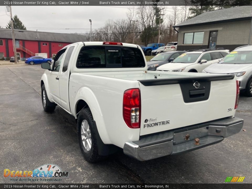 2019 Nissan Frontier SV King Cab Glacier White / Steel Photo #3