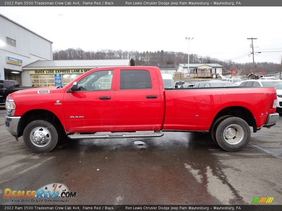 2022 Ram 3500 Tradesman Crew Cab 4x4 Flame Red / Black Photo #2