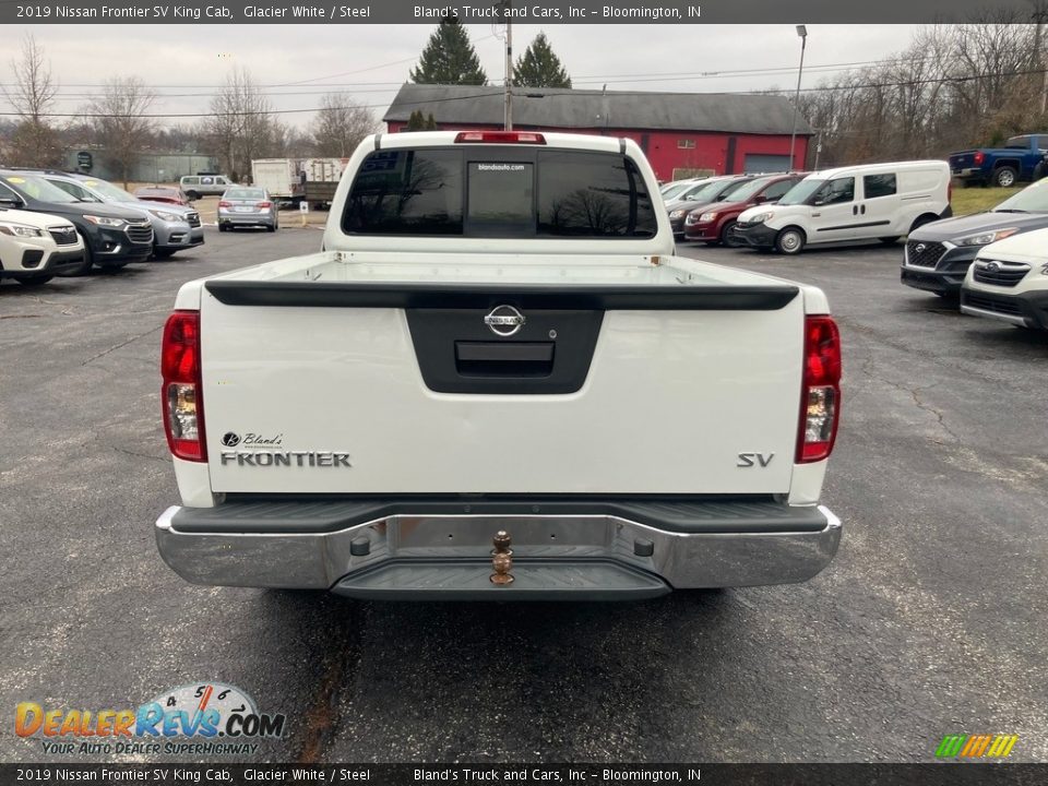 2019 Nissan Frontier SV King Cab Glacier White / Steel Photo #4