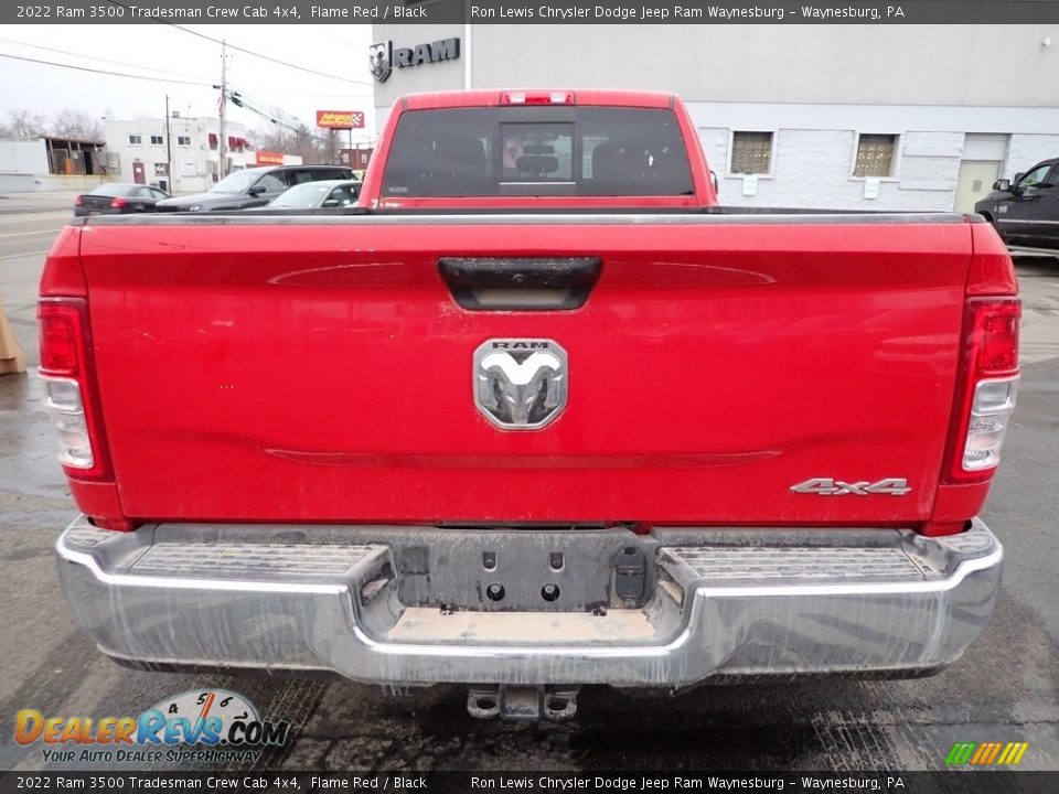 2022 Ram 3500 Tradesman Crew Cab 4x4 Flame Red / Black Photo #4