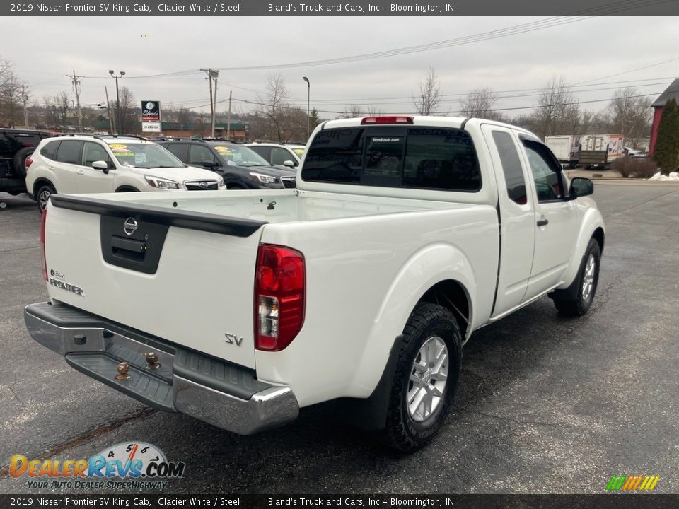 2019 Nissan Frontier SV King Cab Glacier White / Steel Photo #6