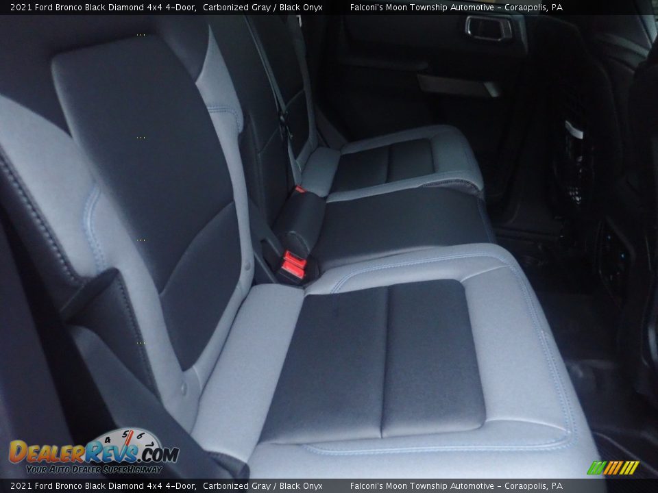 Rear Seat of 2021 Ford Bronco Black Diamond 4x4 4-Door Photo #16
