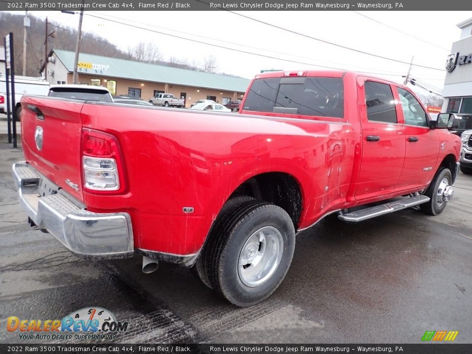 2022 Ram 3500 Tradesman Crew Cab 4x4 Flame Red / Black Photo #6