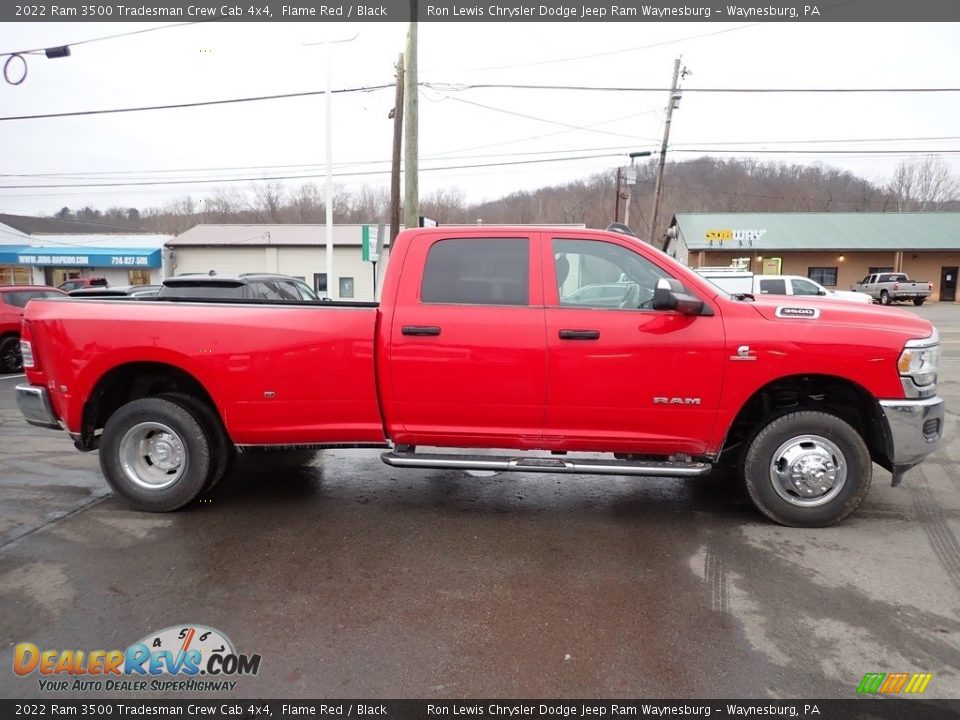 2022 Ram 3500 Tradesman Crew Cab 4x4 Flame Red / Black Photo #7