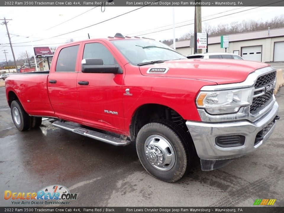 2022 Ram 3500 Tradesman Crew Cab 4x4 Flame Red / Black Photo #8