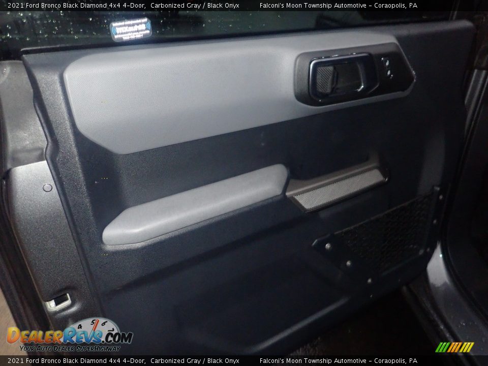 2021 Ford Bronco Black Diamond 4x4 4-Door Carbonized Gray / Black Onyx Photo #21