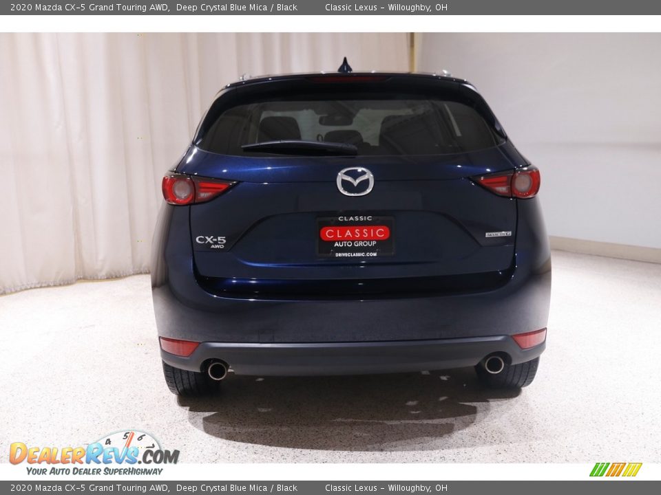 2020 Mazda CX-5 Grand Touring AWD Deep Crystal Blue Mica / Black Photo #18