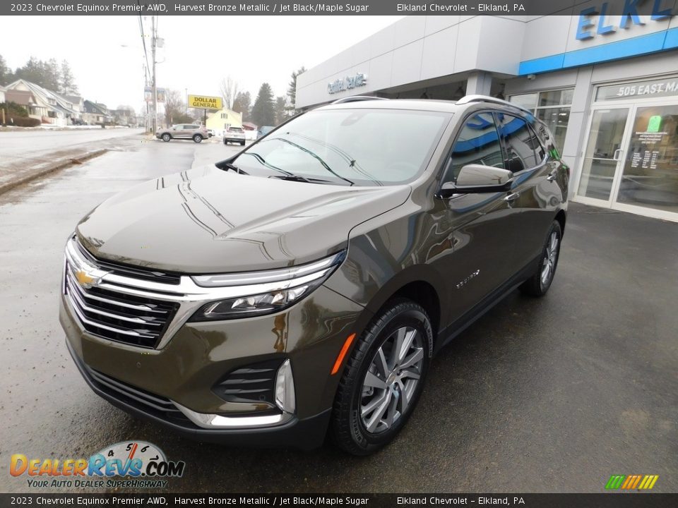 2023 Chevrolet Equinox Premier AWD Harvest Bronze Metallic / Jet Black/Maple Sugar Photo #2