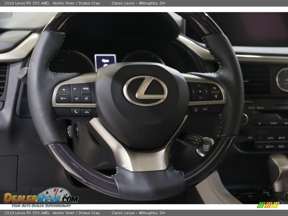 2019 Lexus RX 350 AWD Atomic Silver / Stratus Gray Photo #7