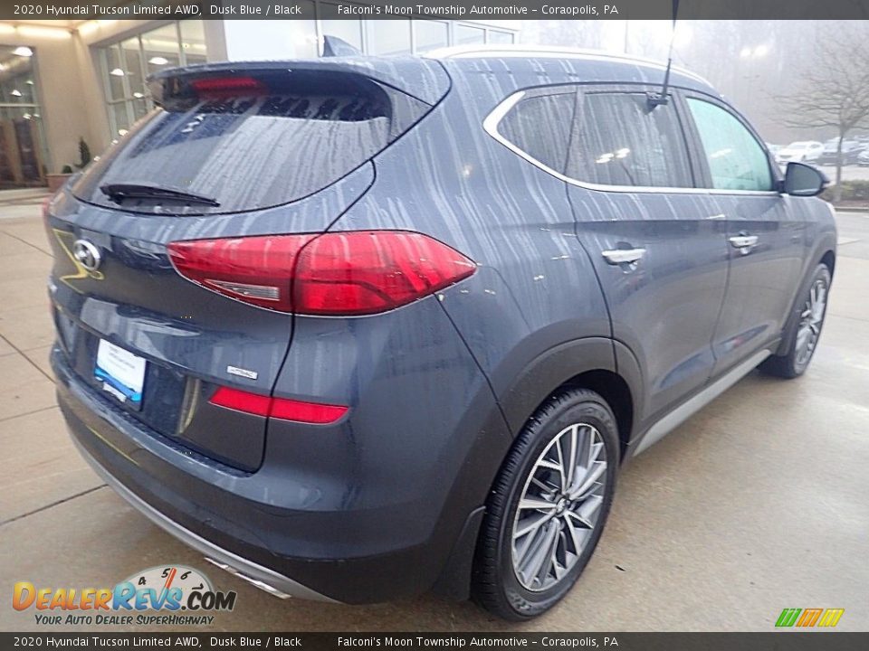 2020 Hyundai Tucson Limited AWD Dusk Blue / Black Photo #2