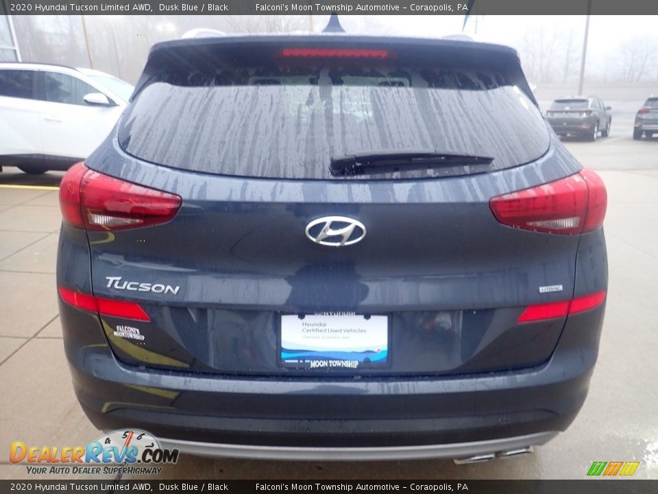 2020 Hyundai Tucson Limited AWD Dusk Blue / Black Photo #3