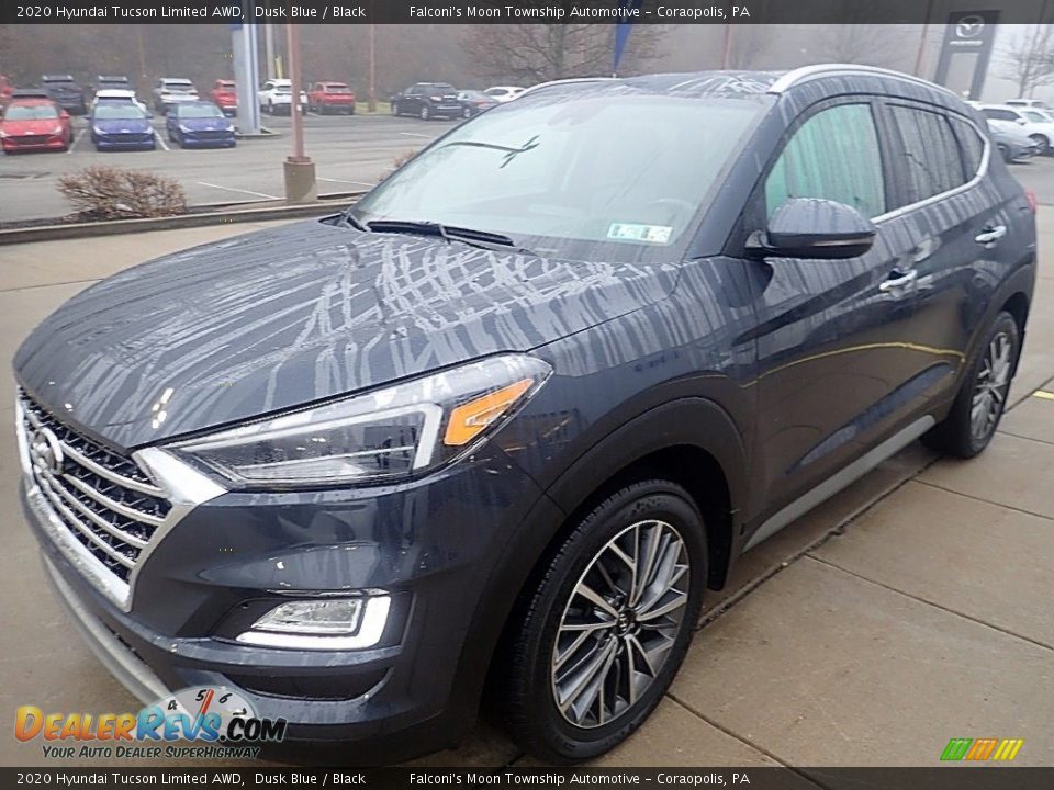 2020 Hyundai Tucson Limited AWD Dusk Blue / Black Photo #7