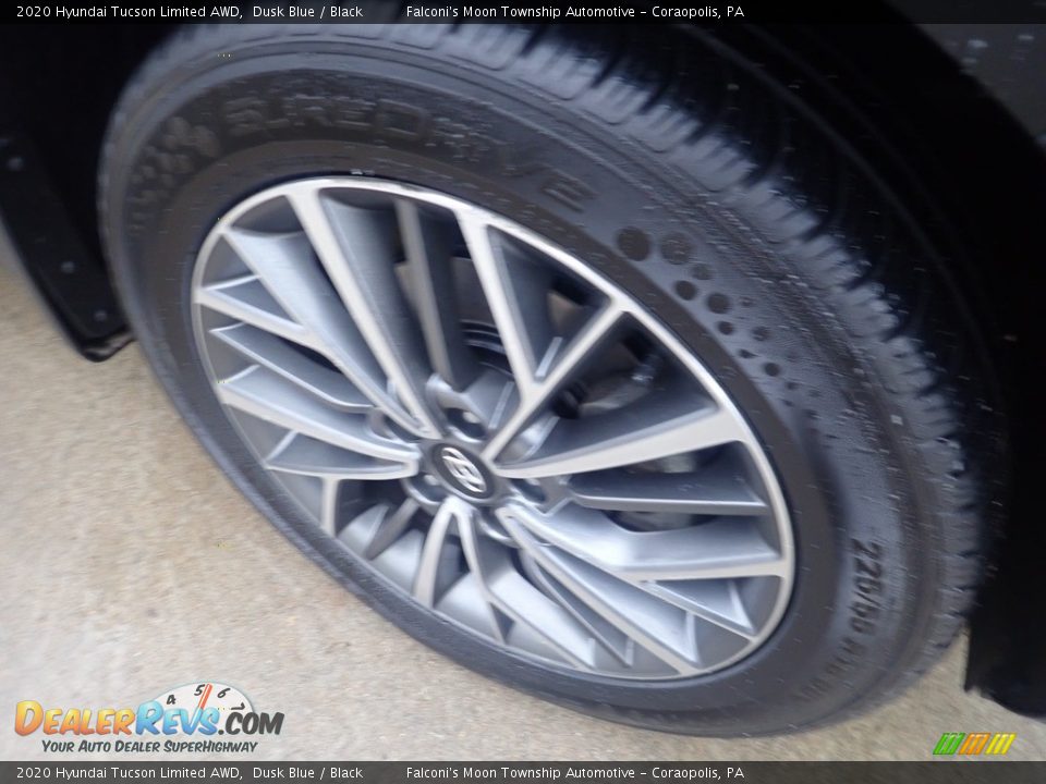 2020 Hyundai Tucson Limited AWD Dusk Blue / Black Photo #10
