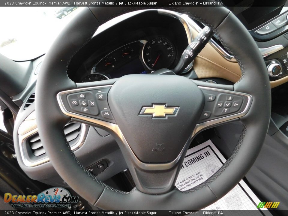 2023 Chevrolet Equinox Premier AWD Harvest Bronze Metallic / Jet Black/Maple Sugar Photo #21