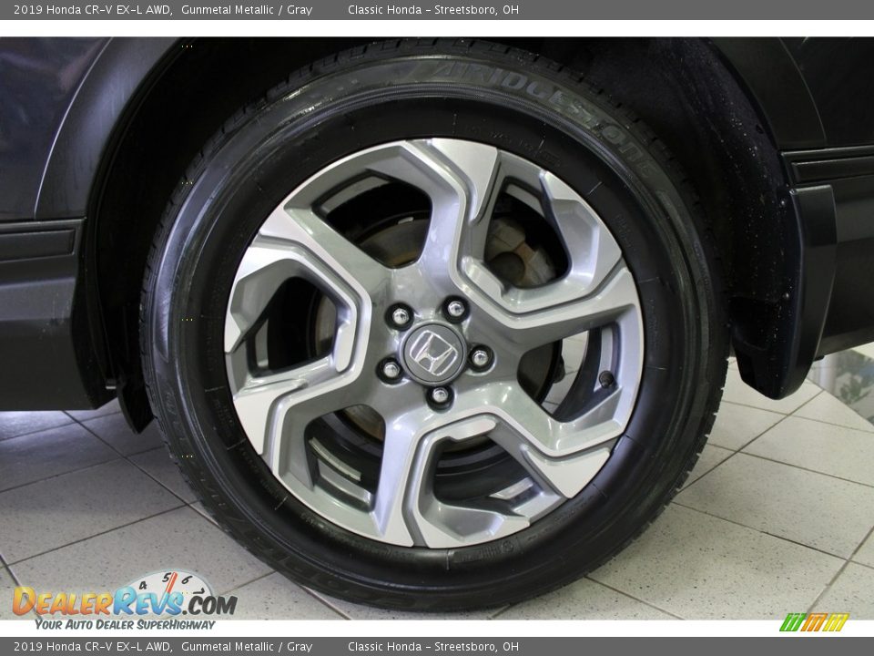 2019 Honda CR-V EX-L AWD Gunmetal Metallic / Gray Photo #11