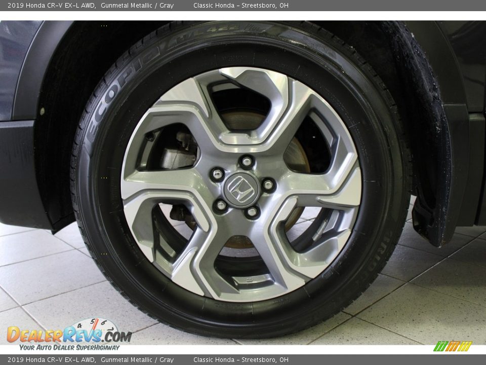 2019 Honda CR-V EX-L AWD Gunmetal Metallic / Gray Photo #13