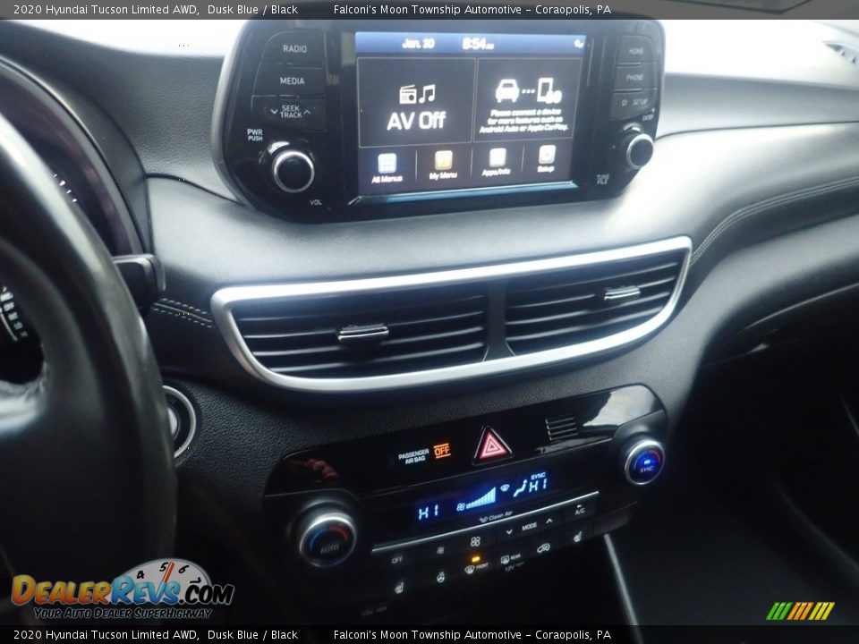 2020 Hyundai Tucson Limited AWD Dusk Blue / Black Photo #26