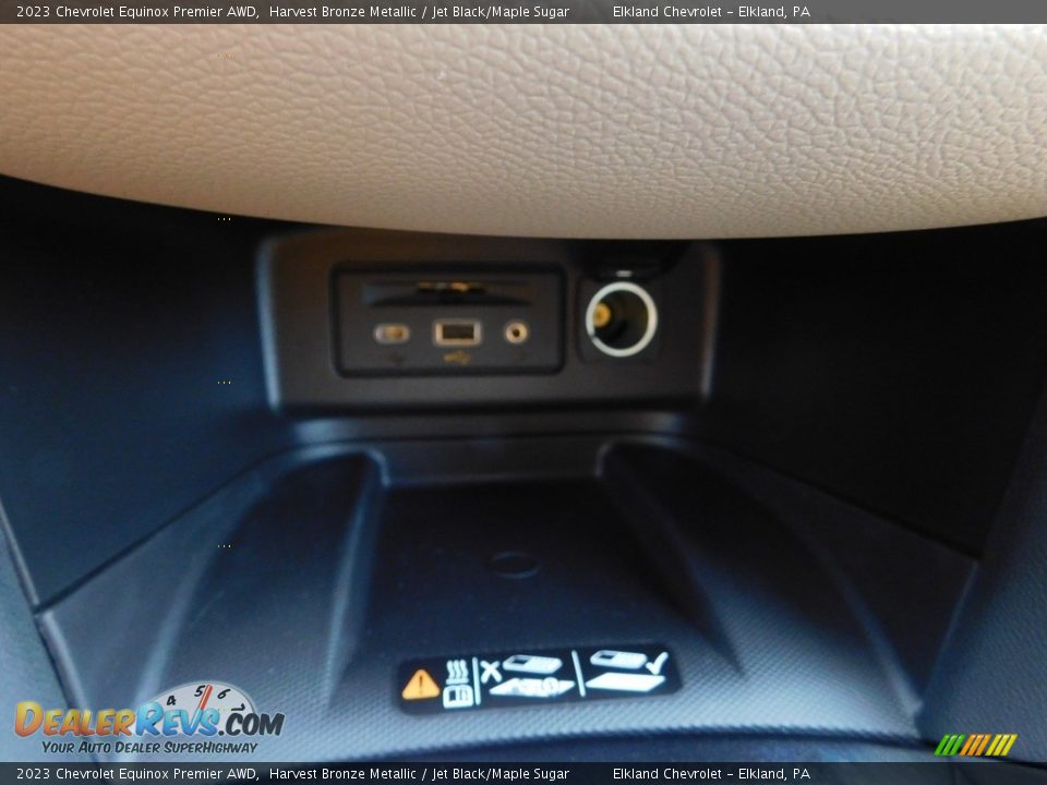 2023 Chevrolet Equinox Premier AWD Harvest Bronze Metallic / Jet Black/Maple Sugar Photo #33