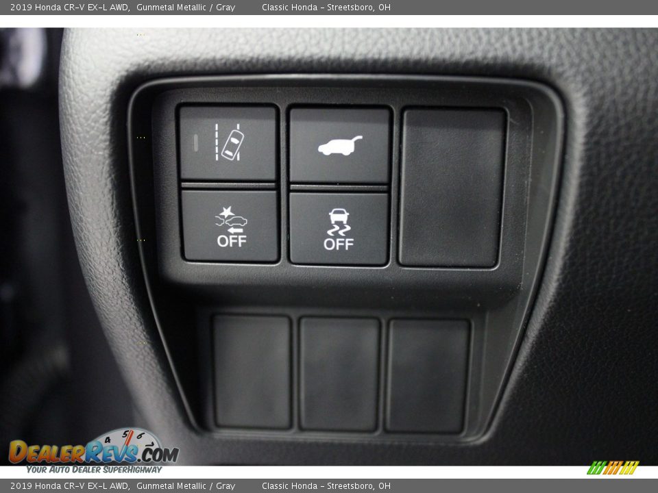 2019 Honda CR-V EX-L AWD Gunmetal Metallic / Gray Photo #17