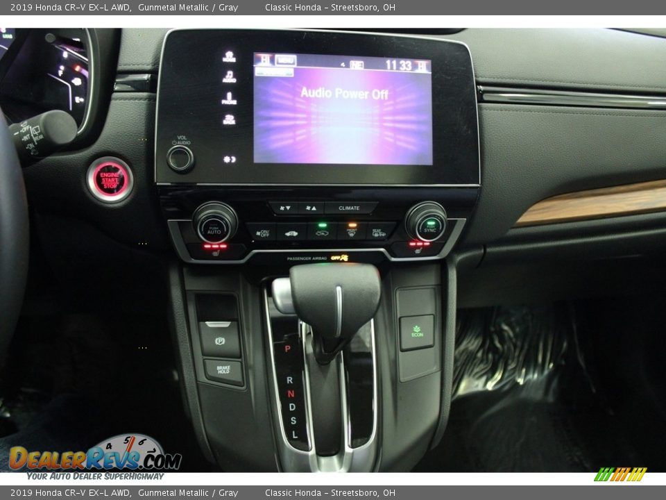 2019 Honda CR-V EX-L AWD Gunmetal Metallic / Gray Photo #22