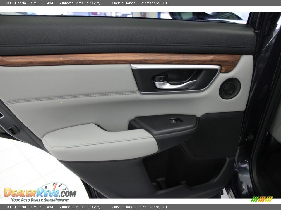 2019 Honda CR-V EX-L AWD Gunmetal Metallic / Gray Photo #27