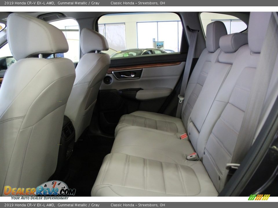 2019 Honda CR-V EX-L AWD Gunmetal Metallic / Gray Photo #29