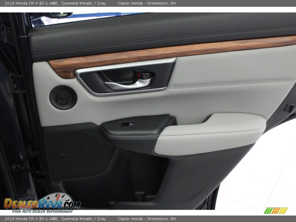 2019 Honda CR-V EX-L AWD Gunmetal Metallic / Gray Photo #31
